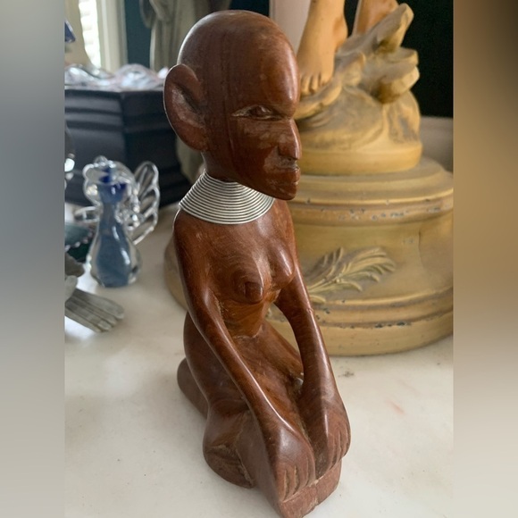 Hand Carved from Kenya Figure Statue - Picture 1 of 5